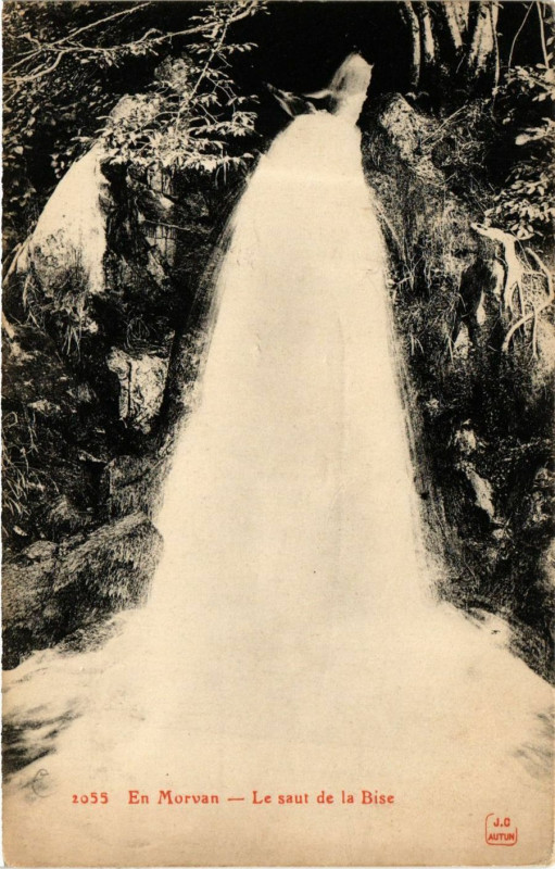 Carte postale ancienne En Morvan - Le saunt de la Bise