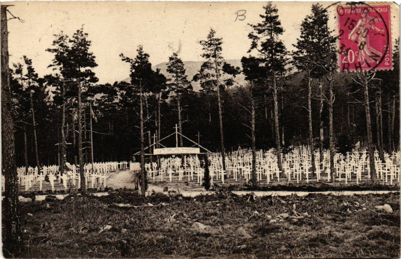 Carte postale ancienne Cimetiere du Wettstein