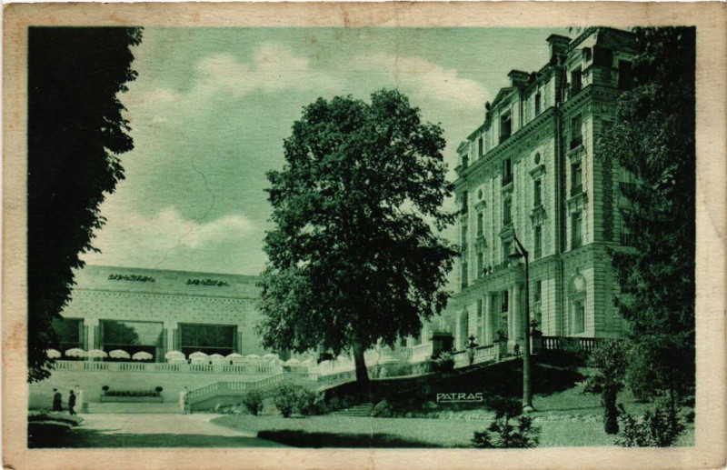 Carte postale ancienne Les Jolis Coins de France - Vittel Terrasse Casino et à Vittel