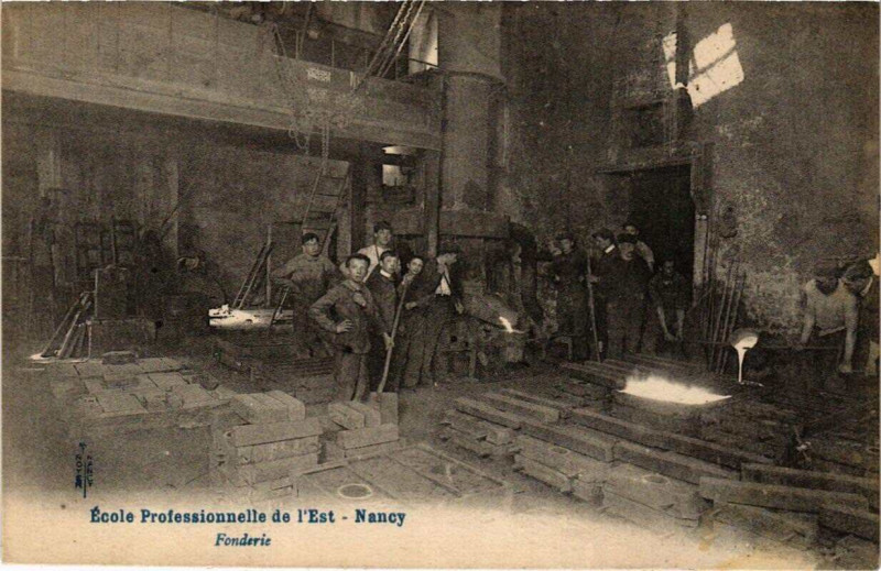 Carte postale ancienne Nancy Ecole Professionnelle de l'Est à Nancy