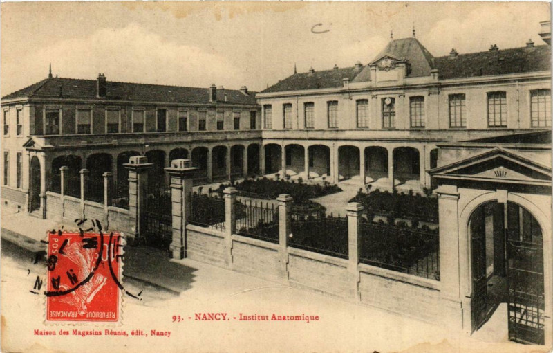 Carte postale ancienne Nancy Institut Anatomique à Nancy