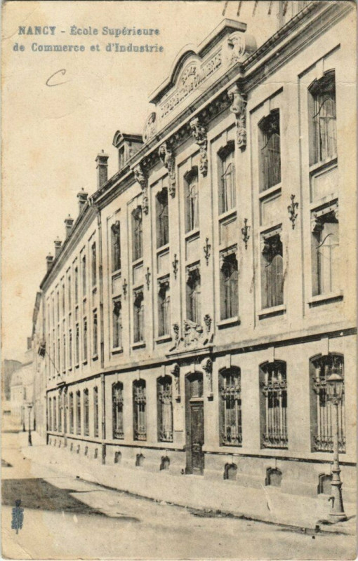 Carte postale ancienne Nancy. Ecole Supérieure de Commerce et d'Industrie à Nancy