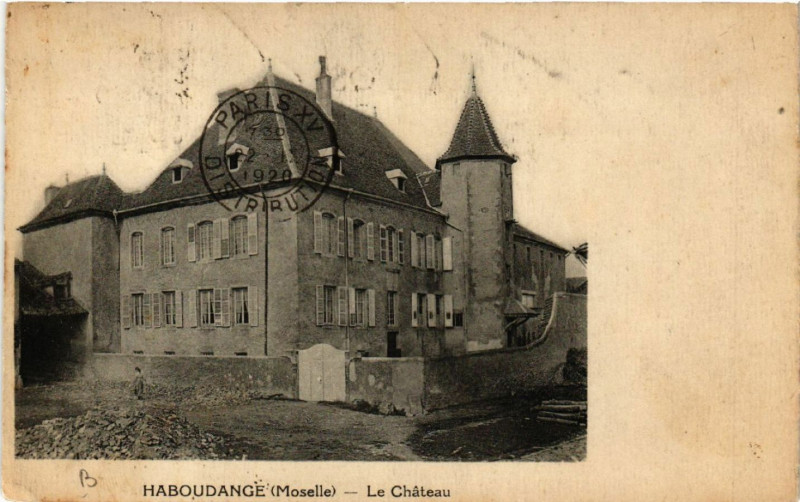 Carte postale ancienne Haboudance - Le Chateau