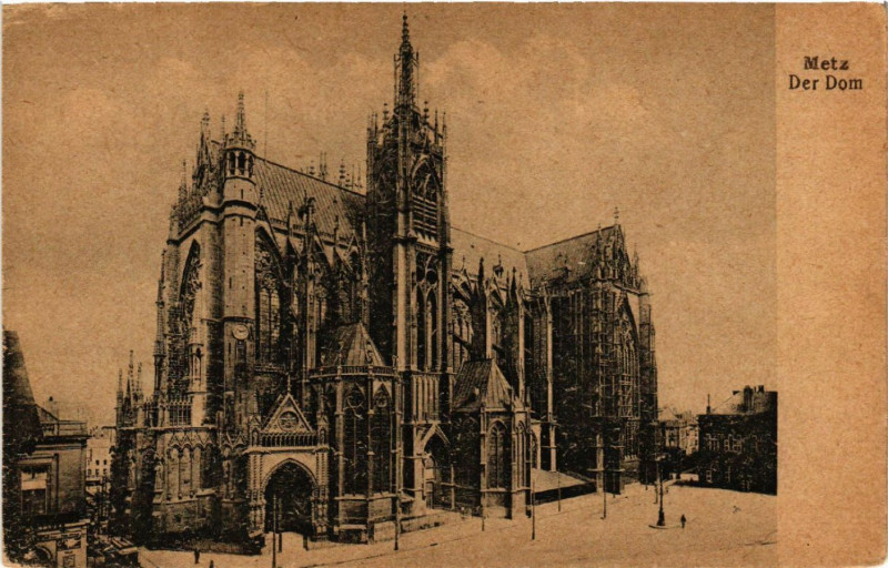 Carte postale ancienne Metz - Der Dom à Metz