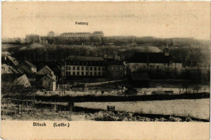 Carte postale ancienne Bitche - Festung à Bitche