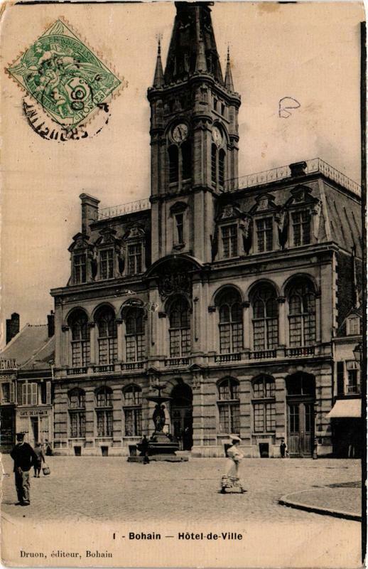 Carte postale ancienne Bohain Hotel de Villers