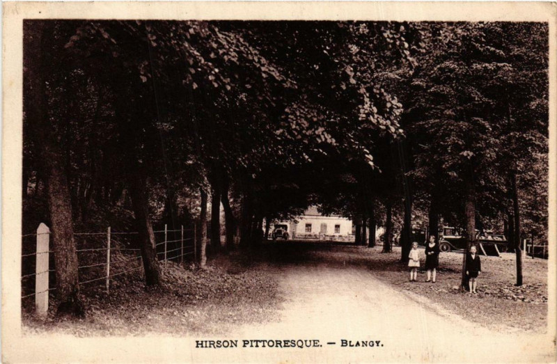 Carte postale ancienne Hirson Blangy à Hirson