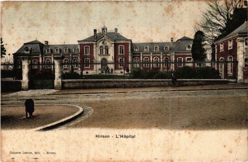 Carte postale ancienne Hirson L'Hopital à Hirson