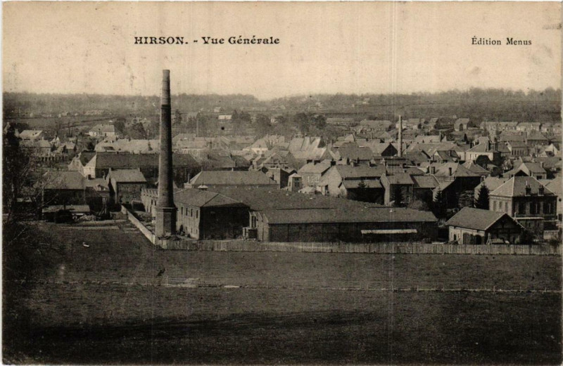 Carte postale ancienne Hirson Vue générale à Hirson