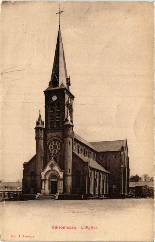 Carte postale ancienne Buironfosse L'Eglise à Buironfosse