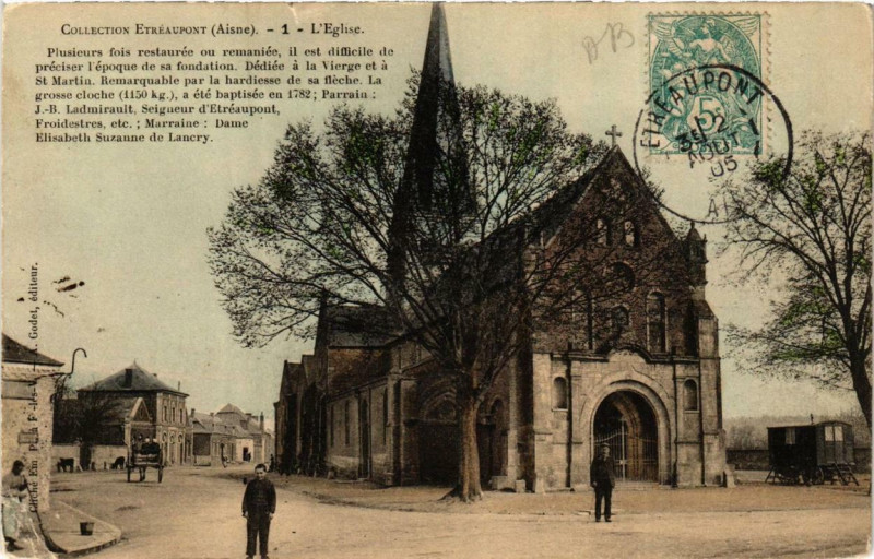Carte postale ancienne L'Eglise