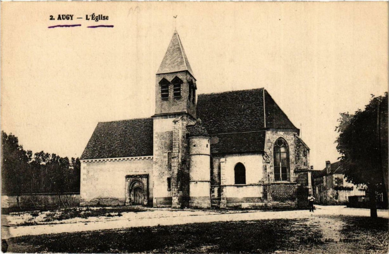 Carte postale ancienne Augny L'Eglise