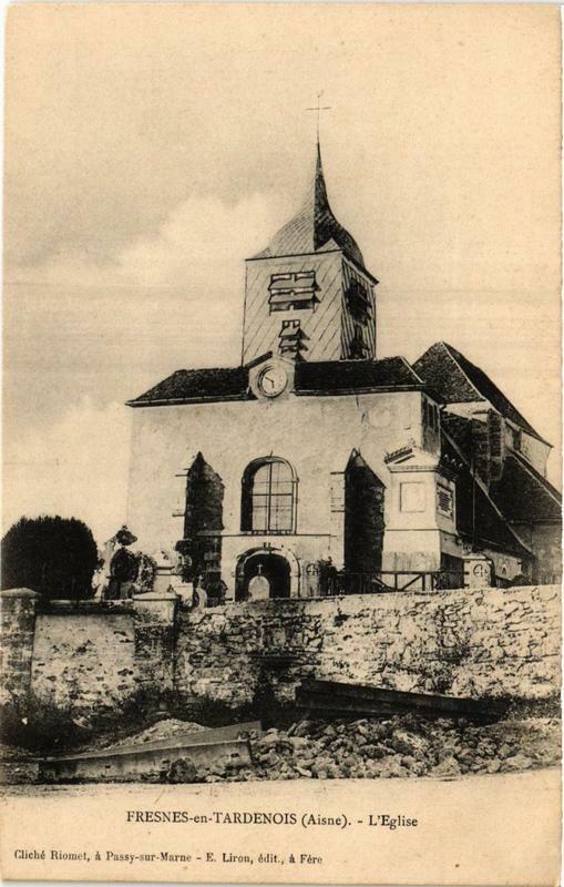 Carte postale ancienne Fere-en-Tardenois Eglise à Fère-en-Tardenois