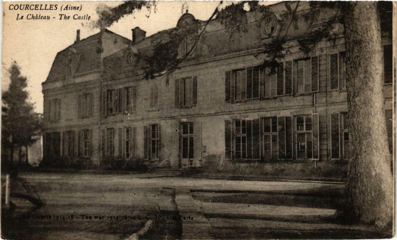 Carte postale ancienne Courcelles Le Chateau à Urcel