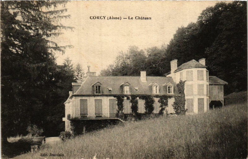Carte postale ancienne Corcy. Le Chateau à Corcy