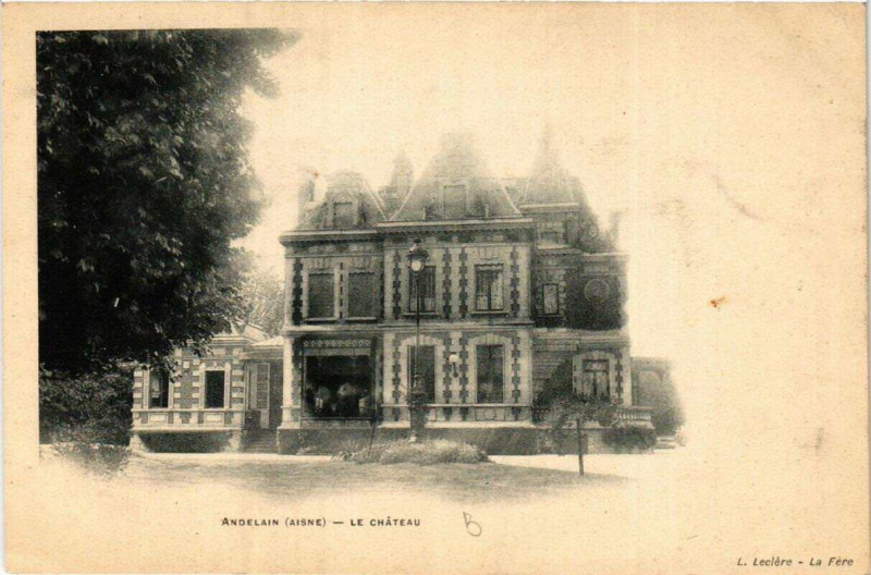 Carte postale ancienne Andelain Le Chateau à Andelain