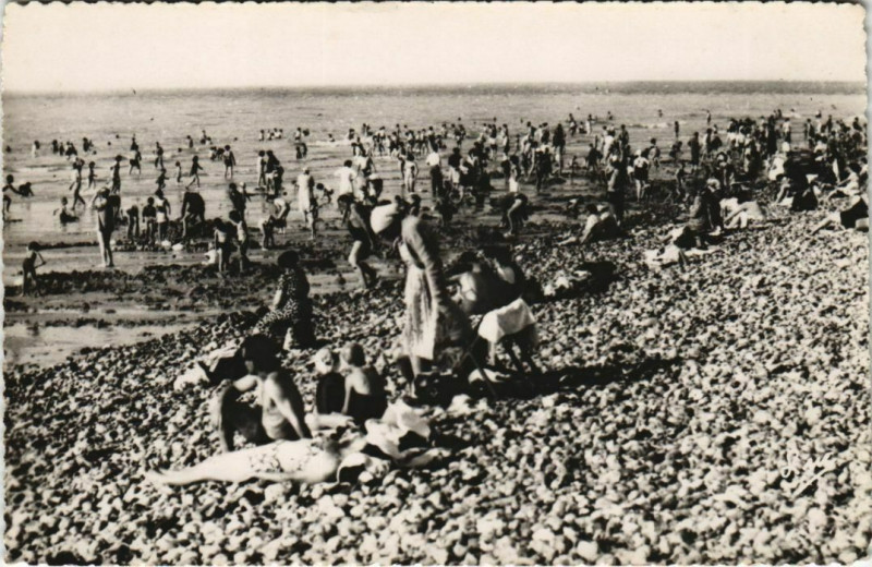 Carte postale ancienne Cayeux-sur-Mer La Plage à Cayeux-sur-Mer