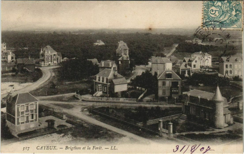 Carte postale ancienne Brigthon Cayeux-sur-Mer La Foret à Cayeux-sur-Mer