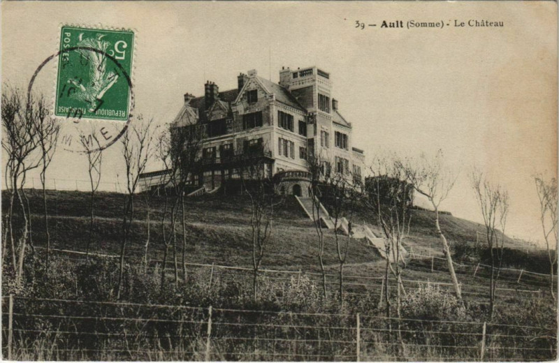 Carte postale ancienne Ault Le Chateau à Ault