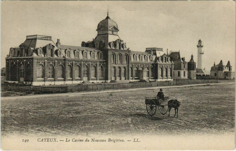 Carte postale ancienne Cayeux-sur-Mer Le Casino du Nouveau Brighton à Cayeux-sur-Mer