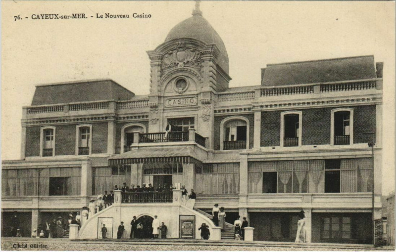 Carte postale ancienne Cayeux-sur-Mer Le Nouveau Casino à Cayeux-sur-Mer