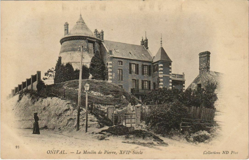 Carte postale ancienne Onival Moulin de Pierre