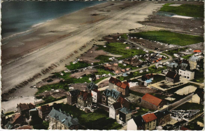 Carte postale ancienne Onival Champ des Campeurs à Ault
