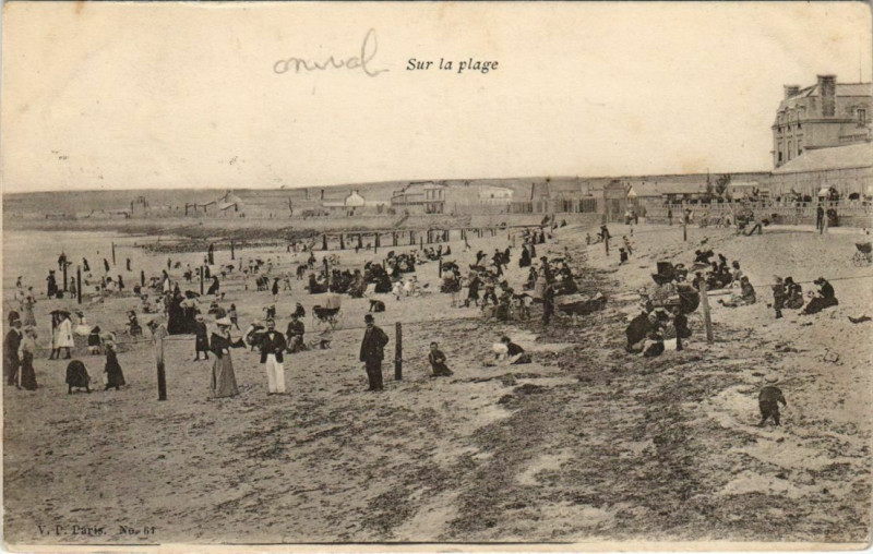 Carte postale ancienne Onival sur la Plage