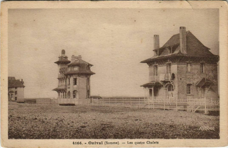 Carte postale ancienne Onival Les quatre Chalets