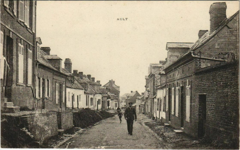 Carte postale ancienne Ault à Ault