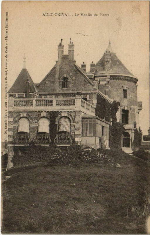 Carte postale ancienne Ault Moulin de Pierre à Ault