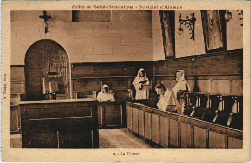 Carte postale ancienne Amiens Ordre de Saint-Dominique Noviciat à Amiens