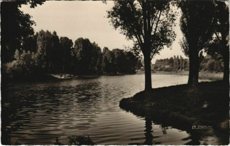 Carte postale ancienne Peronne Les Etangs à Péronne