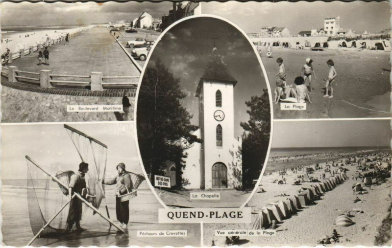 Carte postale ancienne Quend-Plage à Quend