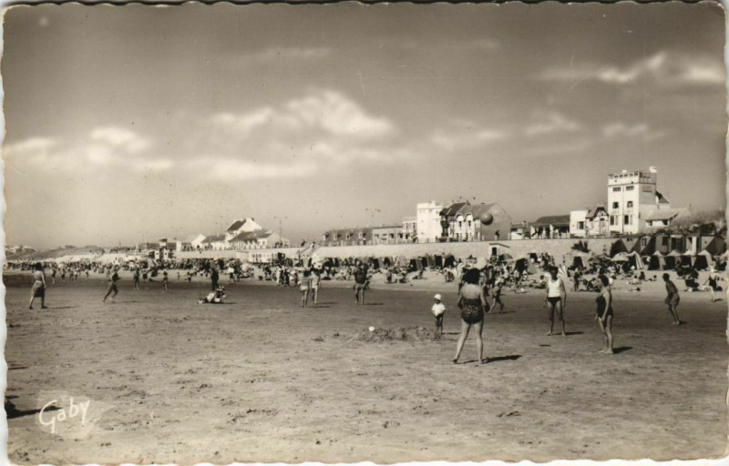 Carte postale ancienne Quend-Plage La Plage à Quend