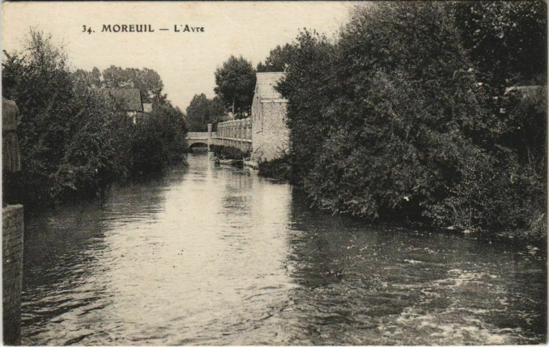 Carte postale ancienne Moreuil l'Avre à Moreuil