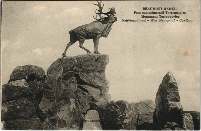 Carte postale ancienne Beaumont-Hamel Parc commémoratif à Beaumont-Hamel