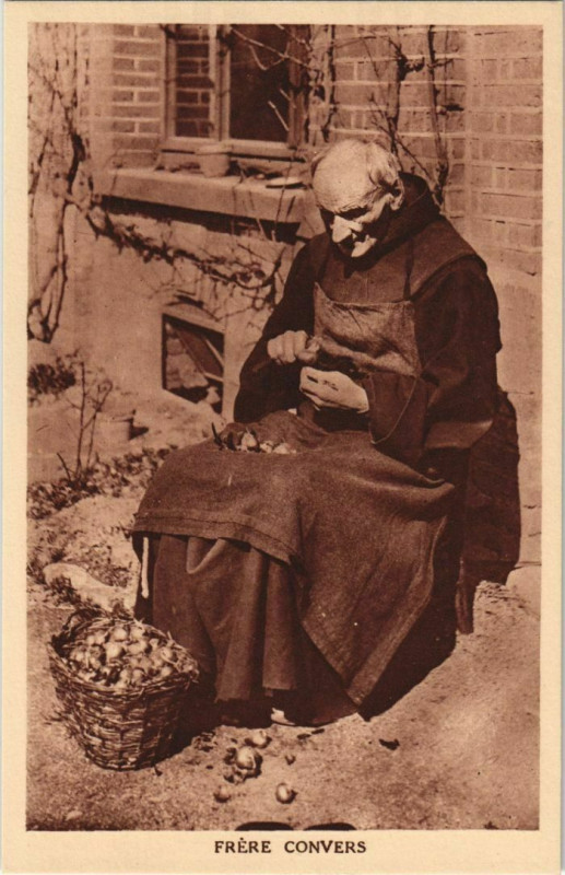 Carte postale ancienne Noviciat Franciscain Amiens 48, rue J.-Barni à Amiens
