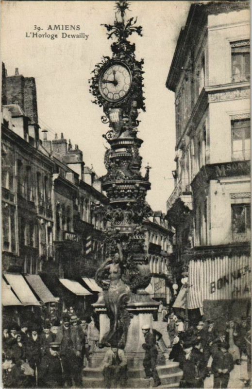 Carte postale ancienne Amiens Horloge de Wailly à Amiens