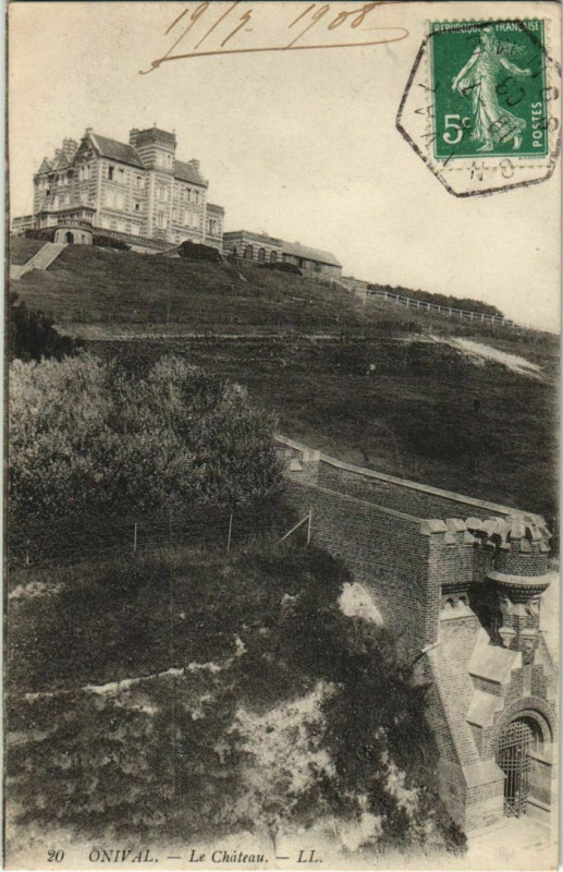 Carte postale ancienne Onival le Chateau