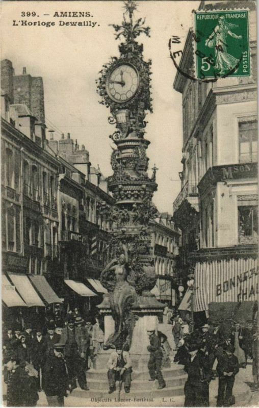 Carte postale ancienne Amiens Horloge de Wailly à Amiens