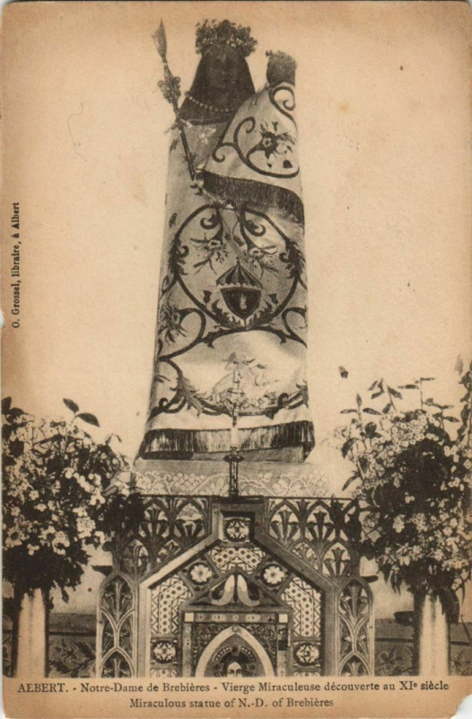 Carte postale ancienne Albert N.D. de Brebieres à Albert