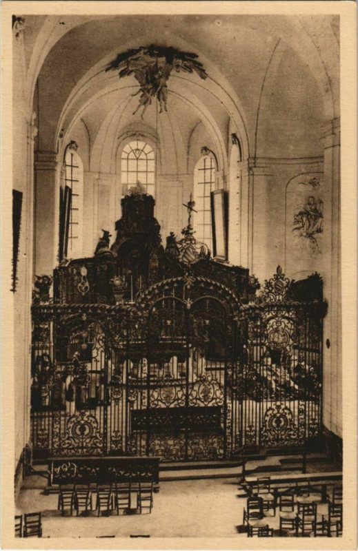 Carte postale ancienne Abbaye de Valloires Chapelle à Y