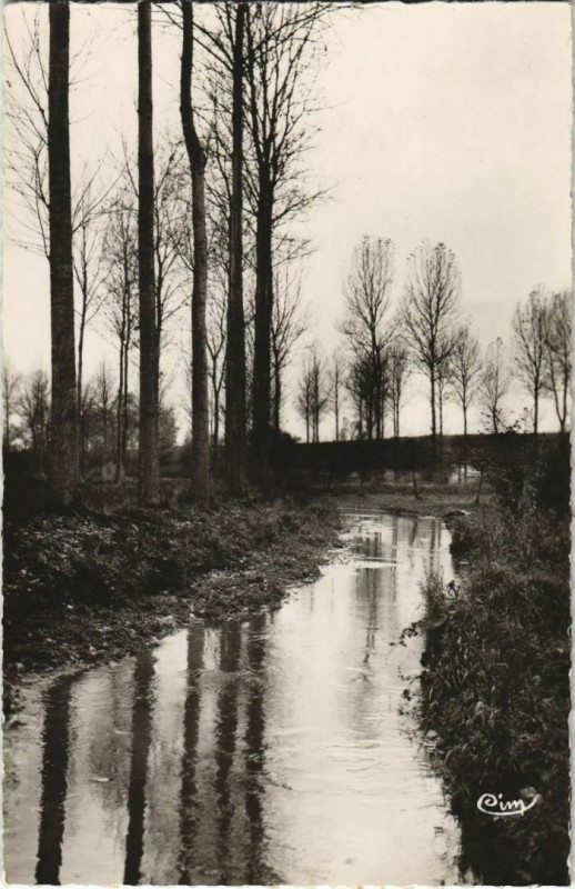Carte postale ancienne Airaines La Riviere à Airaines