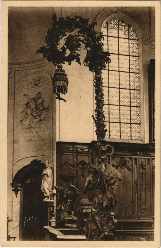 Carte postale ancienne Abbaye de Valloires Ciborium à Y
