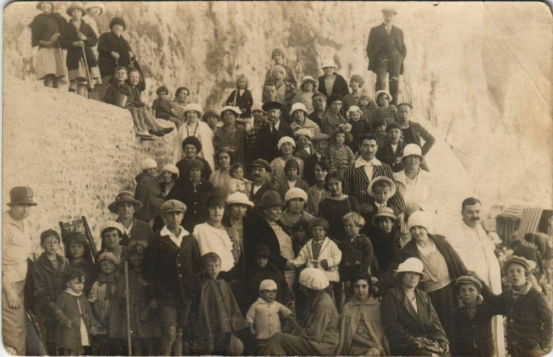 Carte postale ancienne Carte photo Ault sur la Plage à Ault
