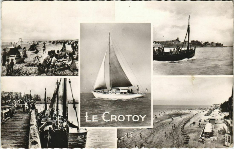 Carte postale ancienne Le Crotoy au Crotoy