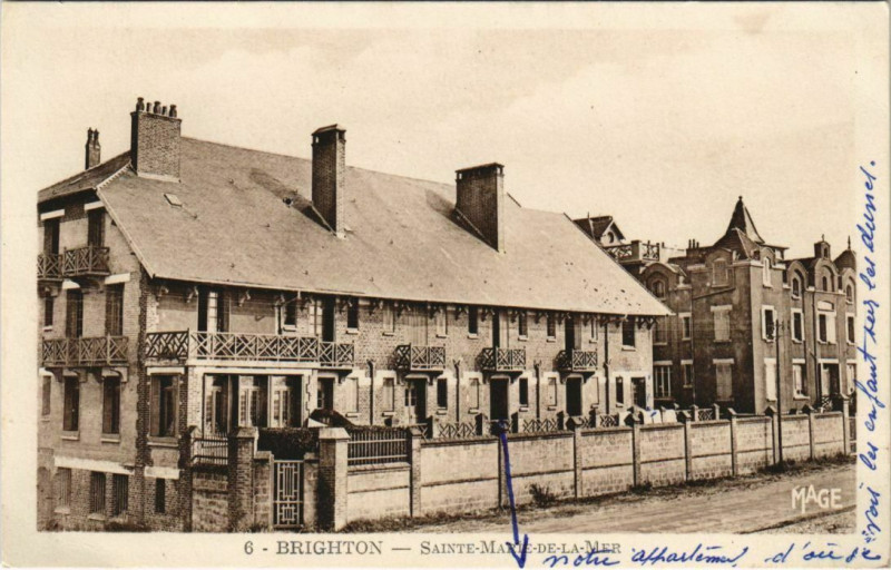 Carte postale ancienne Brighton Cayeux-sur-Mer Sainte-Marie-de-la-Mer à Cayeux-sur-Mer
