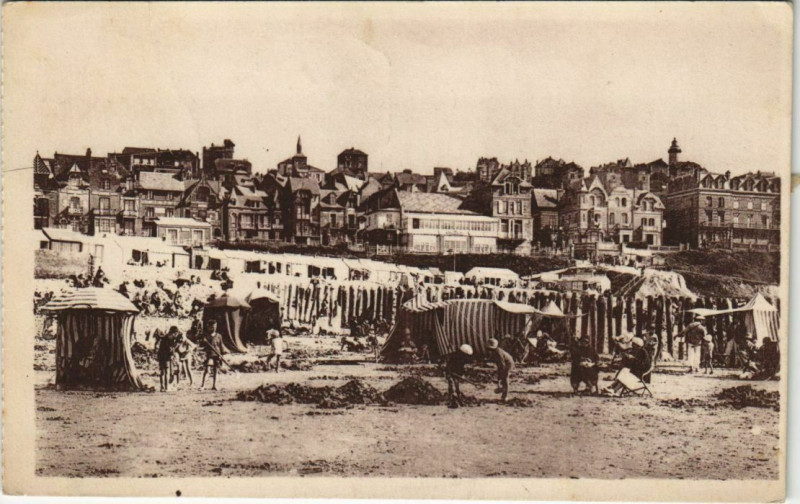 Carte postale ancienne Ault La Plage à Ault