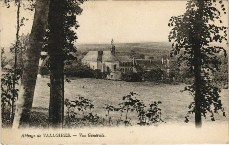 Carte postale ancienne Abbaye de Valloires vue générale à Y